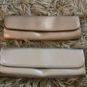 Clutches from the GAP (silver and gold)